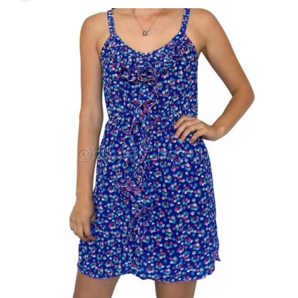 Rebecca Taylor Floral Ruffle Dress